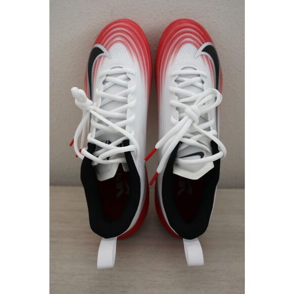 Nike FB3303-102 Men's Sz 9 Women's 10.5 Red Vapor Speed 3 Football Cleats - Picture 2 of 11
